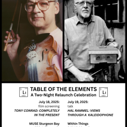Within Things and MUSE Present the Film Screening—TONY CONRAD: COMPLETELY IN THE PRESENT