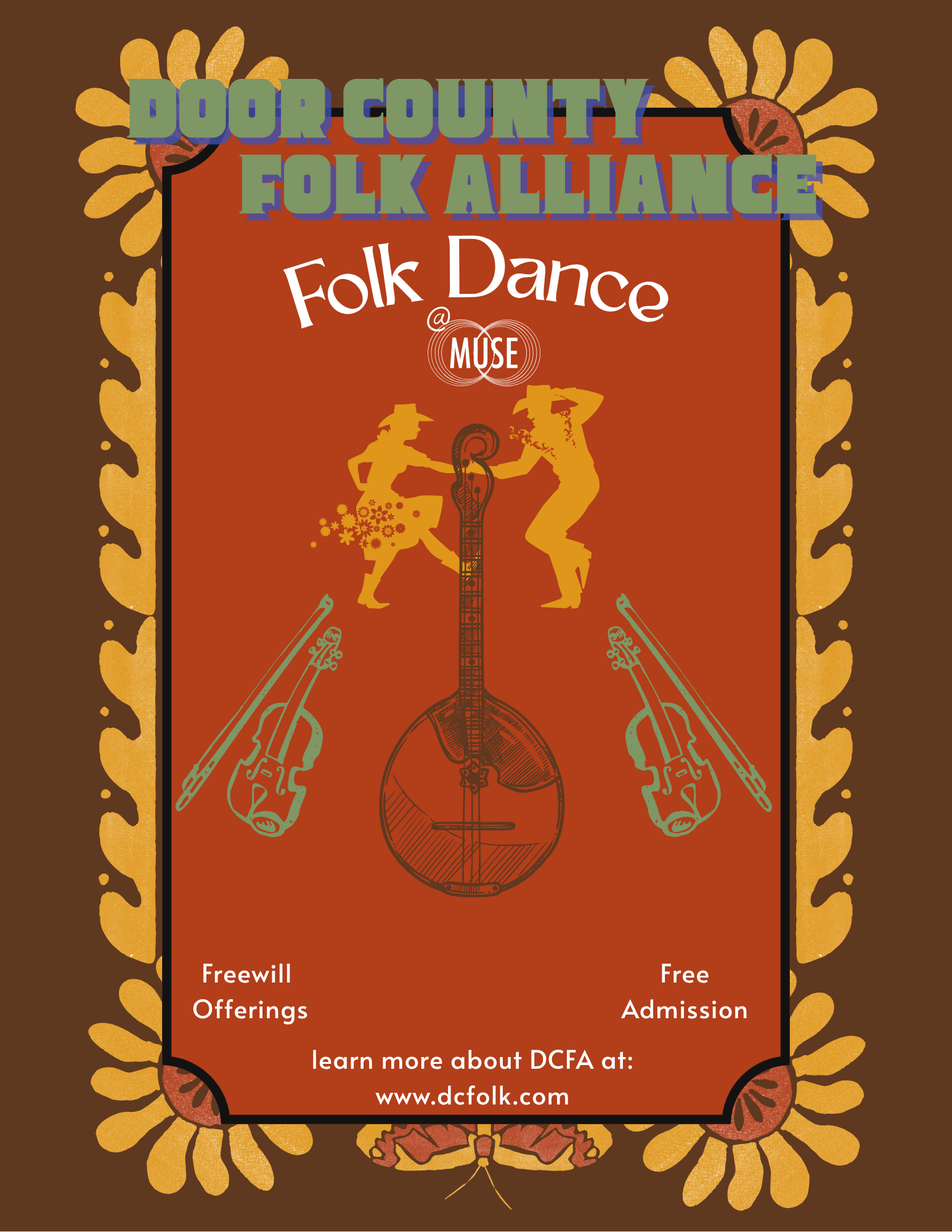 November Door County Folk Alliance Folk Dance — "You Can't Beat Fun for a Good Time!"