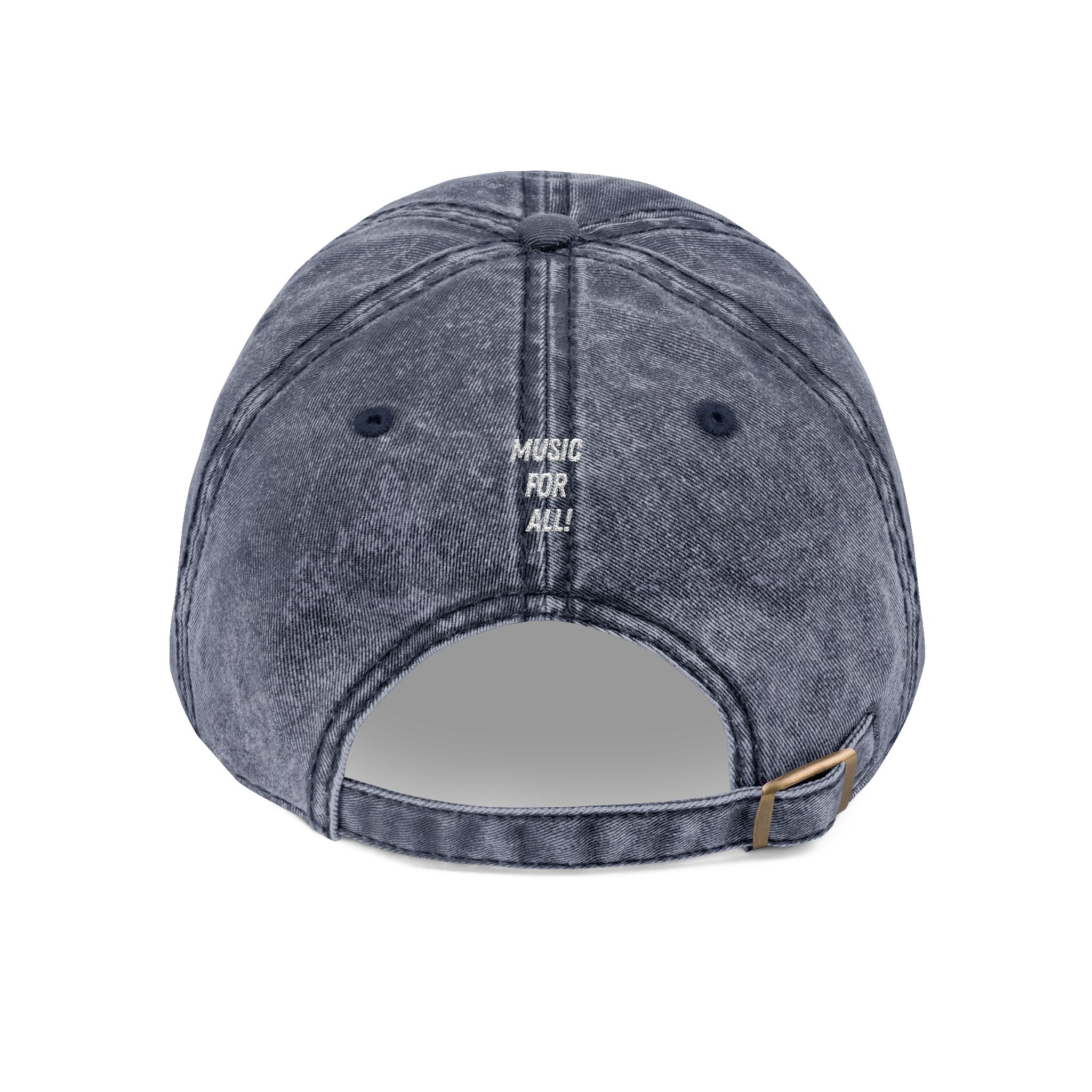 Vintage Embroidered Cap — Distressed Gray 'MUSE' Logo Hat - Image 19