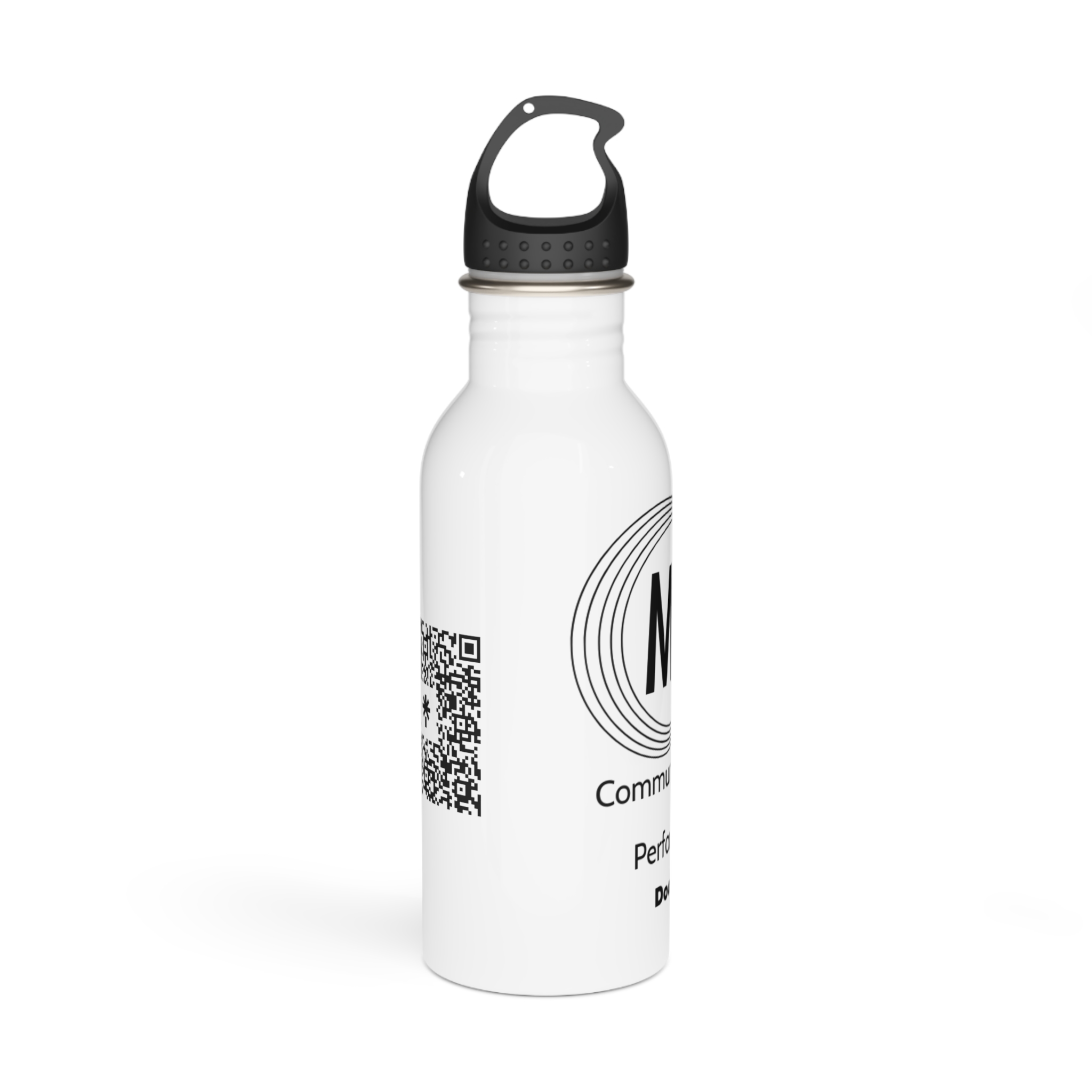 MUSE Community Music Stainless Steel Water Bottle — Door County Performance Venue Souvenir - Image 3