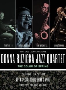 MUSE Jazz Lounge Presents: Donna Ruzicka Jazz Quartet