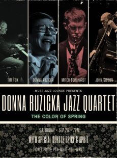 MUSE Jazz Lounge Presents: Donna Ruzicka Jazz Quartet