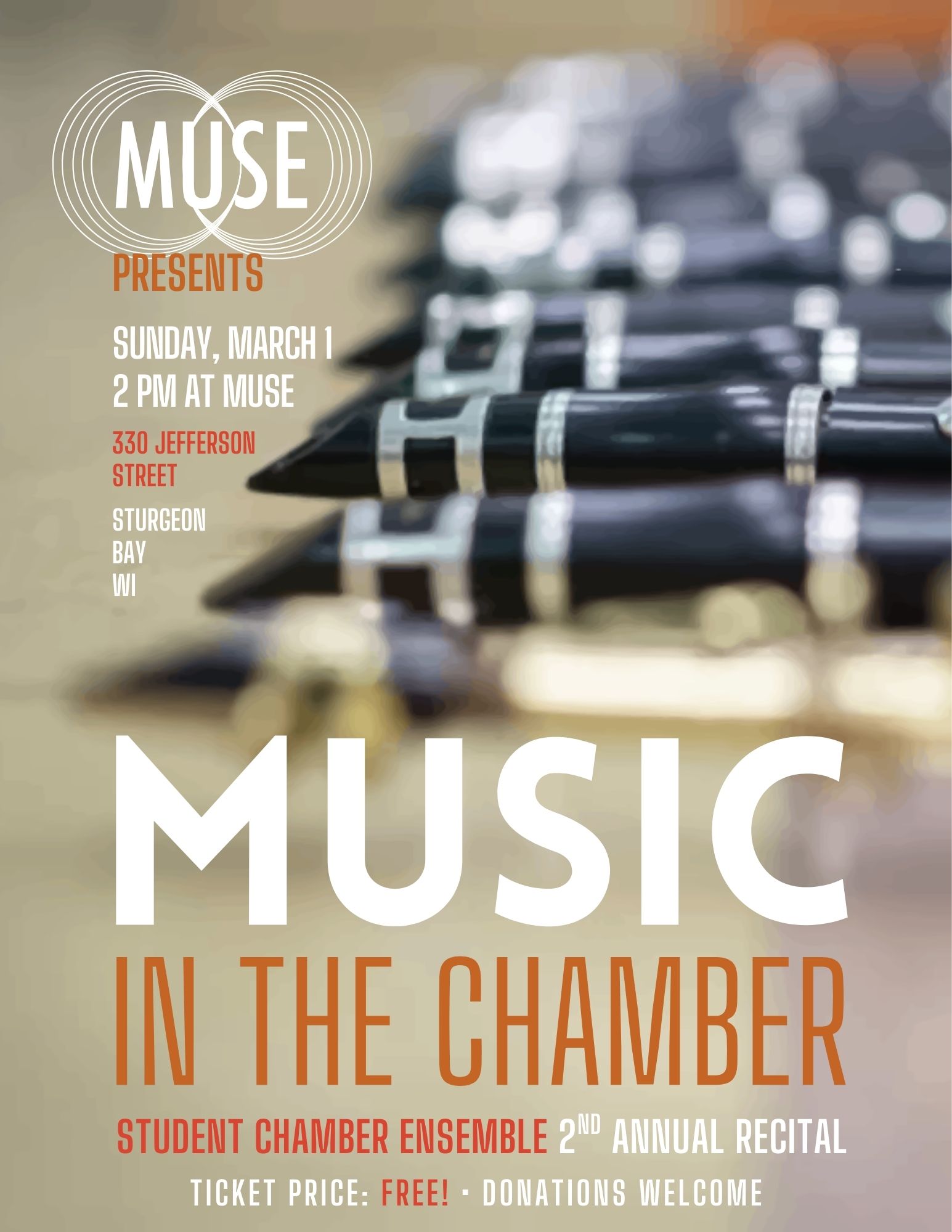 Music In The Chamber—MUSE Student Chamber Ensemble 2nd Annual Recital