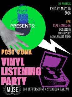 May Vinyl Listening Party at MUSE: Post Punk with DJ Broteik